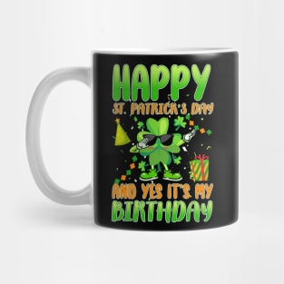 Shamrock Dabbing Happy St. Patrick's Day Mug